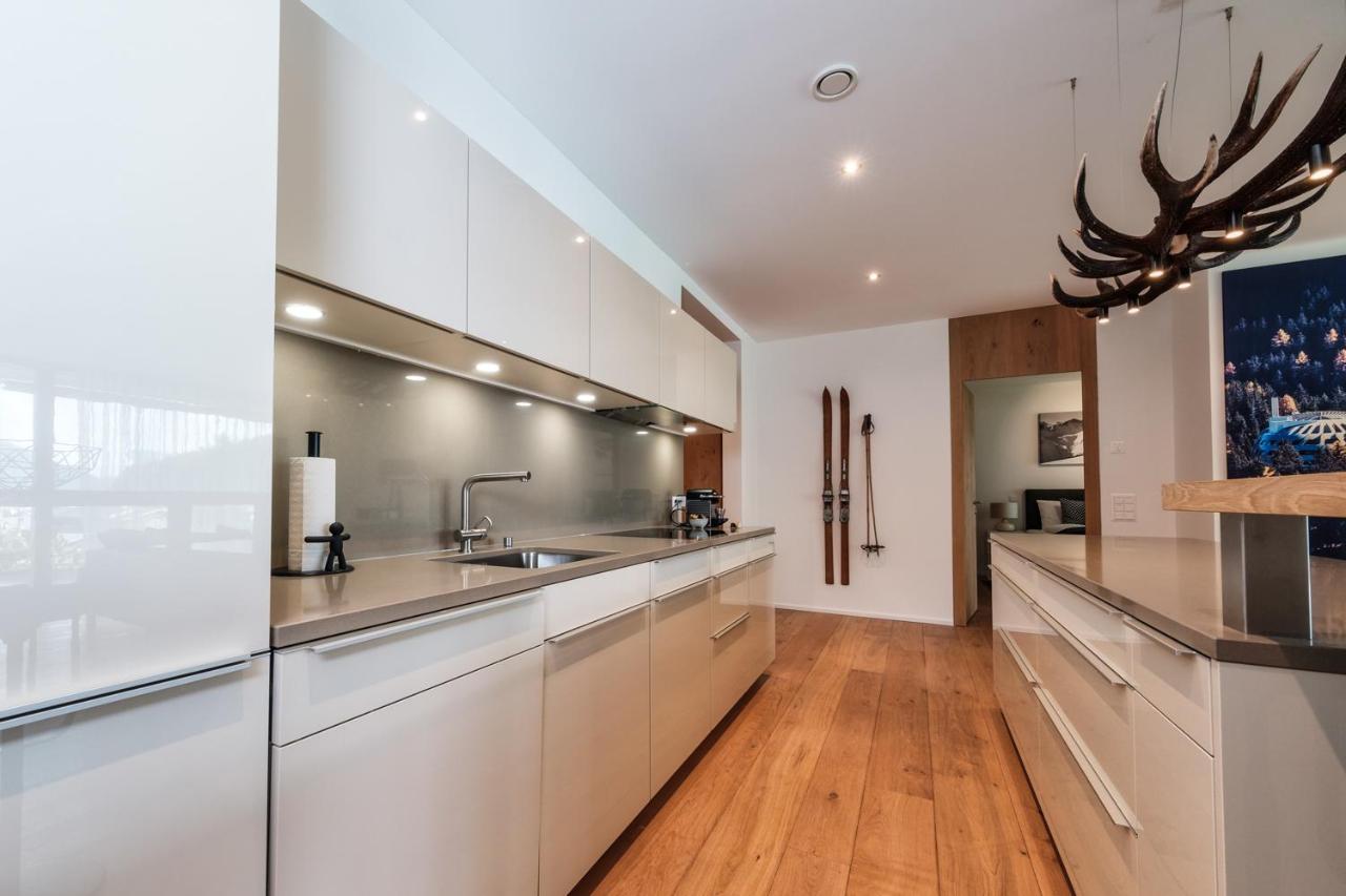 Luxury Panorama Apartment With Alpengold Spa Access ดาวอส ภายนอก รูปภาพ