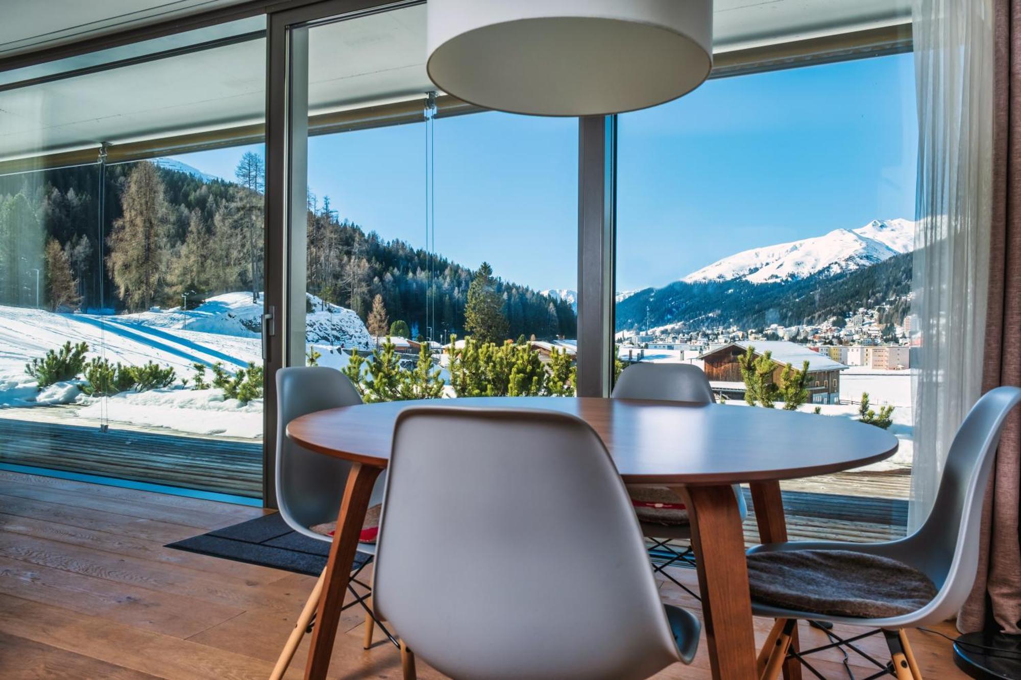 Luxury Panorama Apartment With Alpengold Spa Access ดาวอส ภายนอก รูปภาพ